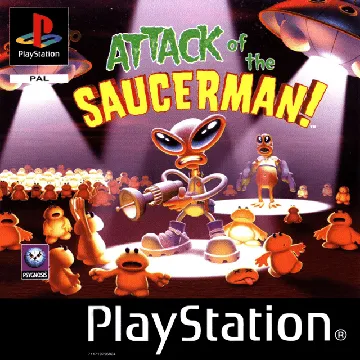 Attack of the Saucerman (EU) box cover front